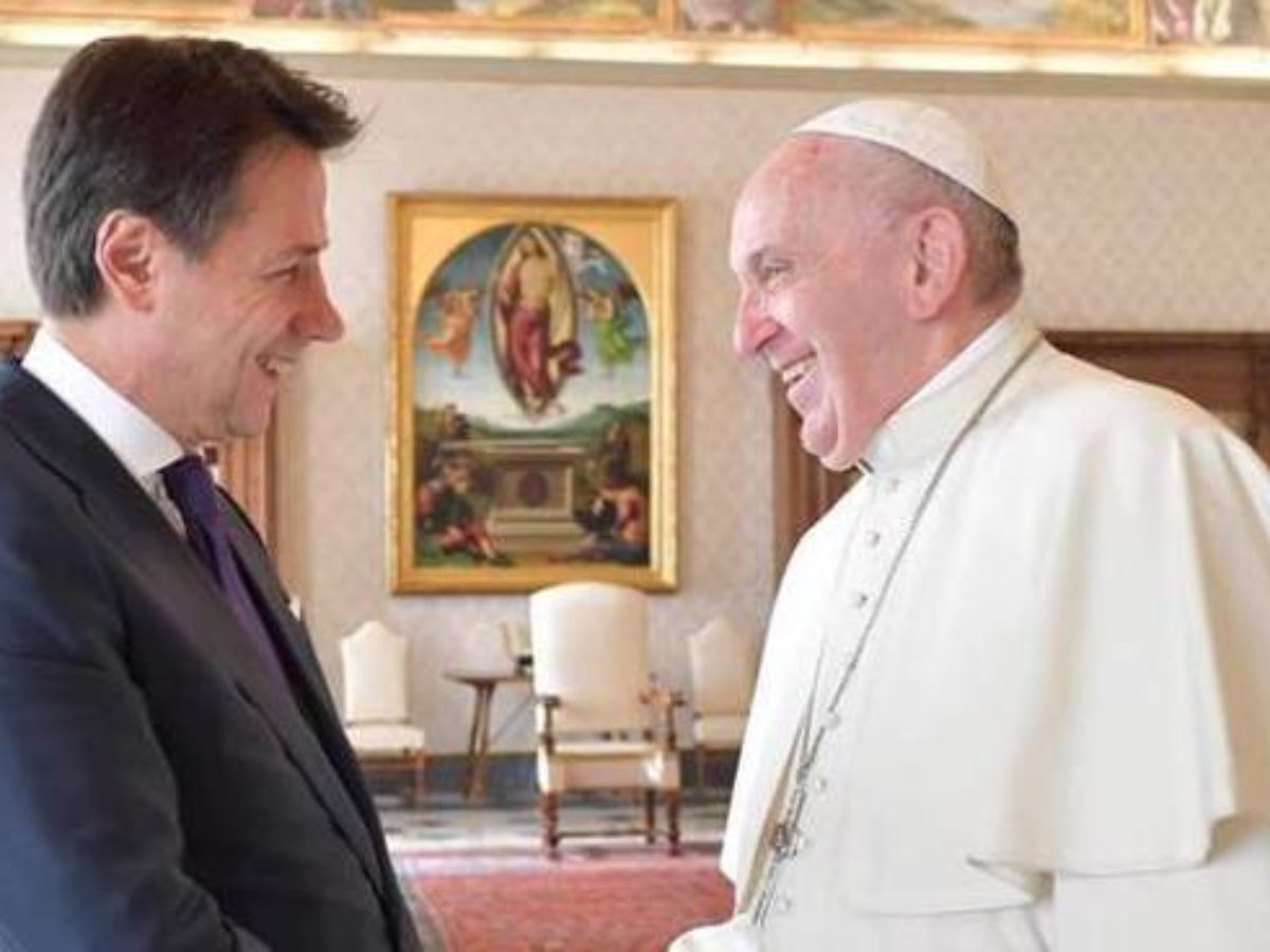Papa Francesco e Conte in Vaticano
