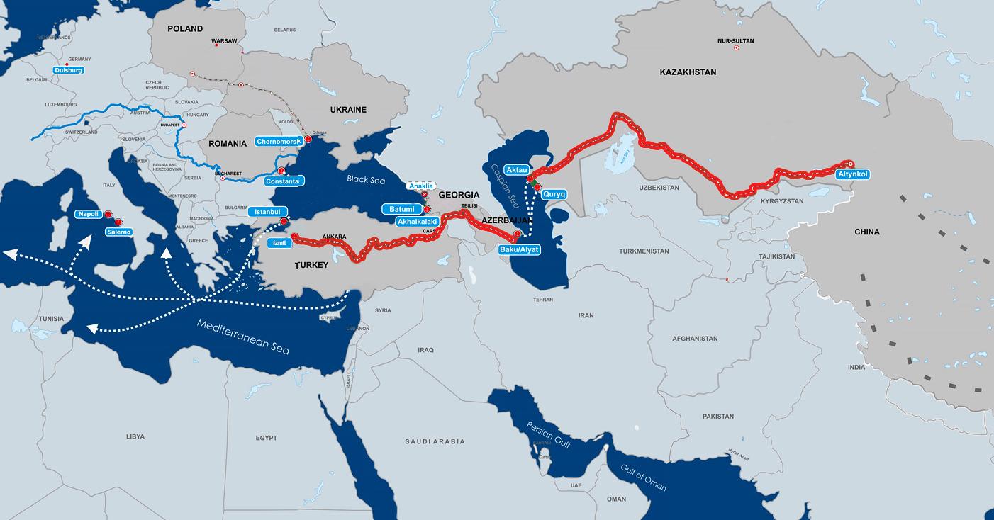 Il potenziale del Middle Corridor come via di transito alternativa a seguito dell'invasione russa dell'Ucraina